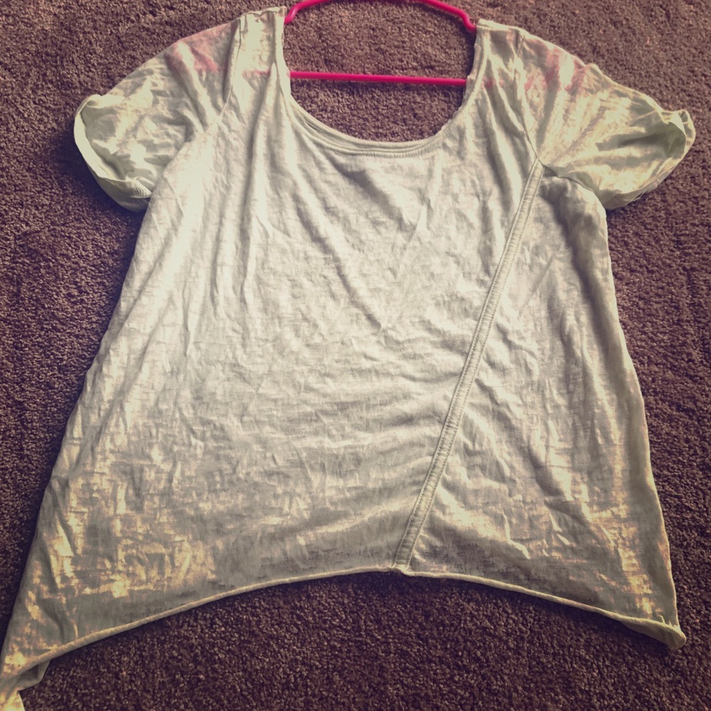 Green crop top Hurley